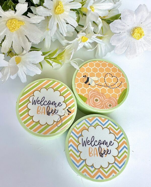 12-Welcome BAbee Chocolate Covered Oreos For Baby Shower/Party Favors/Bumble Bees/Party Favors - Image 2