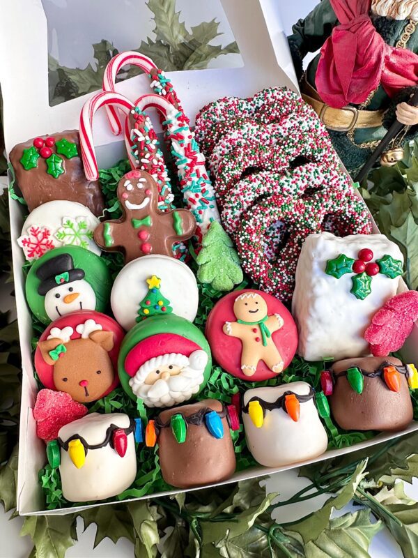 Large Christmas Treat Gift Box For Christmas Gift/Chocolate Treats/Holiday Chocolate Treats - Image 2