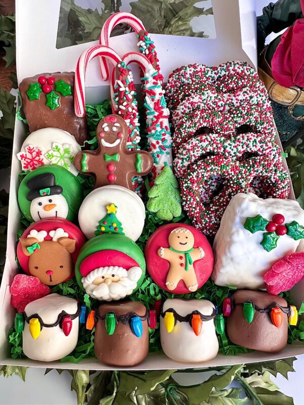 Large Christmas Treat Gift Box For Christmas Gift/Chocolate Treats/Holiday Chocolate Treats - Image 4