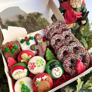 Christmas Treat Gift Box For Christmas Gift/Chocolate Treats/Holiday Chocolate Treats