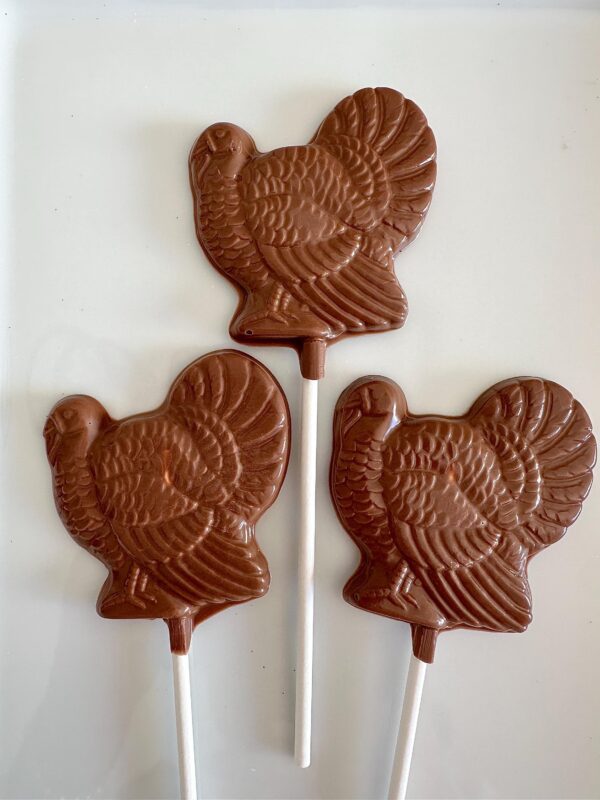 12-Turkey Lollipops For Fall/Thanksgiving/Thanksgiving Favors/Party Favors