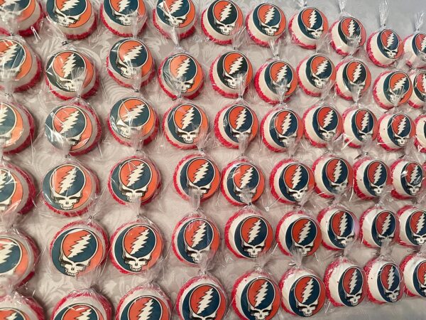 12-Grateful Dead Steal Your Face Chocolate Covered Oreo Favors for Birthday Party/Dead Fan/Grateful Dead Theme/Party Favors - Image 8