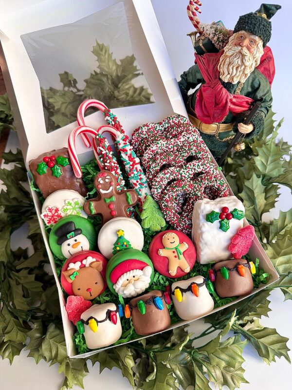 Large Christmas Treat Gift Box For Christmas Gift/Chocolate Treats/Holiday Chocolate Treats - Image 3