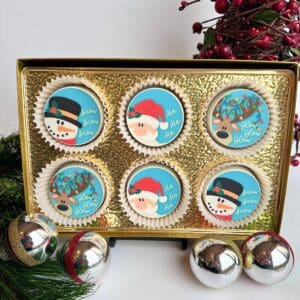 6 Santa and Friends Chocolate Covered Oreos Gift Set For Christmas Gift/ Teacher Gifts/Chocolate Treats
