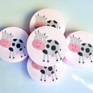 12-Baby Cow Chocolate Covered Oreo Favors For Birthday Party/Party Favors
