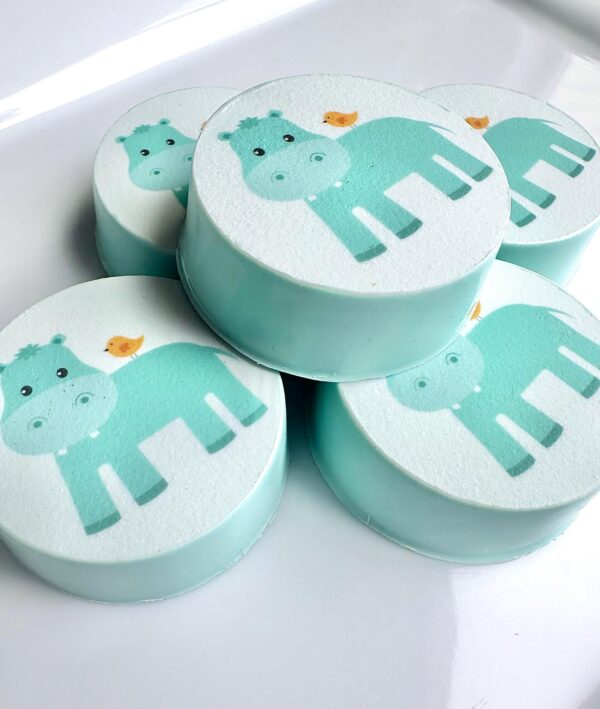 12-Baby Hippo Chocolate Covered Oreo Favors For Birthday Party/Party Favors/Baby Shower/Hippos - Image 2