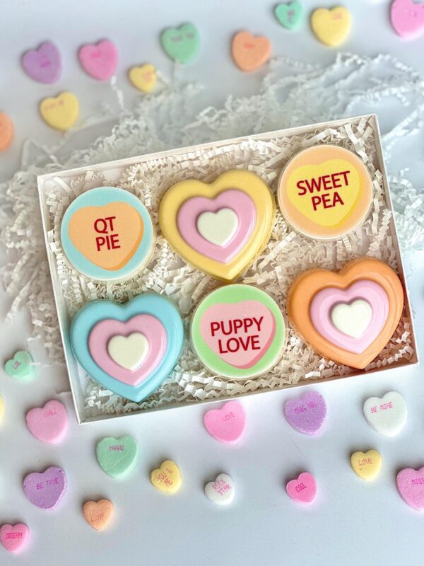 Conversation & Heart Chocolate Covered Oreo Gift Box/For Valentine’s Day/Valentine Gift/Sweetheart Gift - Image 2