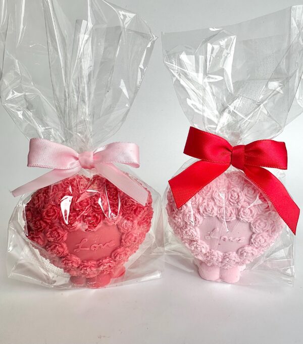 6-Solid Chocolate “Love” Hearts For Wedding Favors/Birthday Favors/Party Favors/Valentine Gift/Anniversary Gift - Image 5