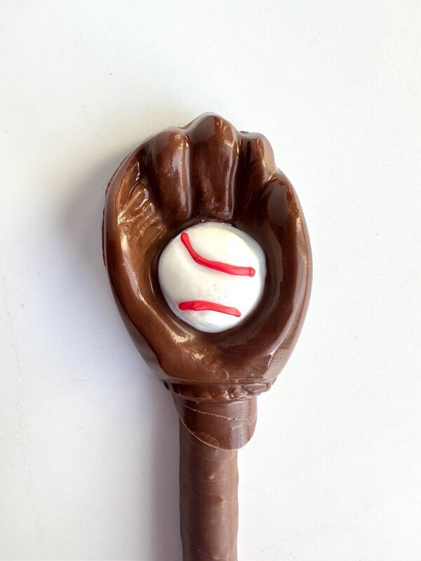 12-Baseball Glove Chocolate Covered Pretzel Rods For Baseball Party/Baseball Game/Baseball Fan/Party Favors - Image 5