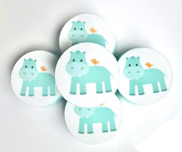 12-Baby Hippo Chocolate Covered Oreo Favors For Birthday Party/Party Favors/Baby Shower/Hippos