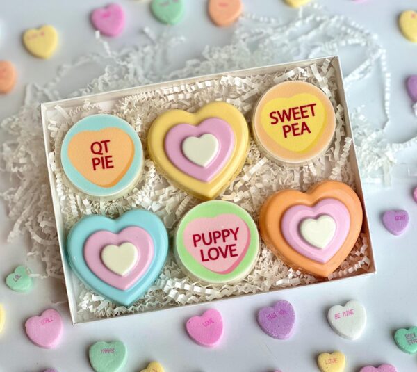 Conversation & Heart Chocolate Covered Oreo Gift Box/For Valentine’s Day/Valentine Gift/Sweetheart Gift - Image 4