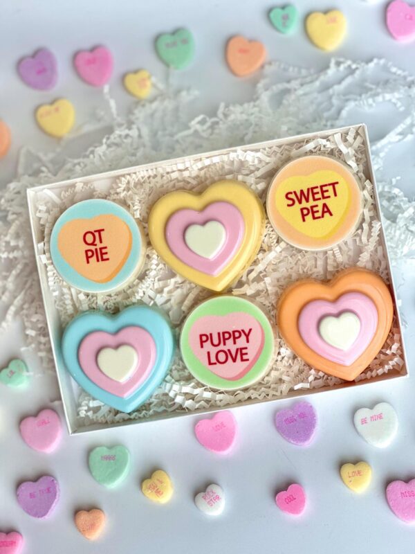Conversation & Heart Chocolate Covered Oreo Gift Box/For Valentine’s Day/Valentine Gift/Sweetheart Gift - Image 5