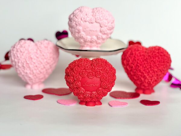6-Solid Chocolate “Love” Hearts For Wedding Favors/Birthday Favors/Party Favors/Valentine Gift/Anniversary Gift