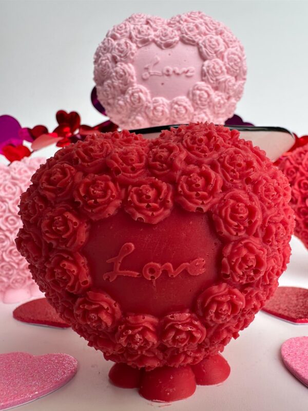 6-Solid Chocolate “Love” Hearts For Wedding Favors/Birthday Favors/Party Favors/Valentine Gift/Anniversary Gift - Image 4