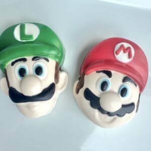 6-Mario & Luigi Chocolate Covered Oreos