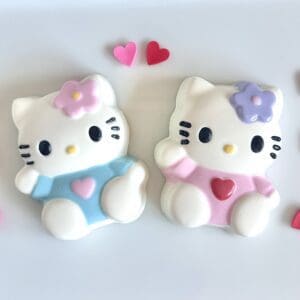 6-Large Hello Kitty Chocolate Covered Oreos