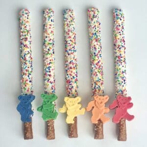 15-Grateful Dead Dancing Bears Chocolate Covered Pretzels
