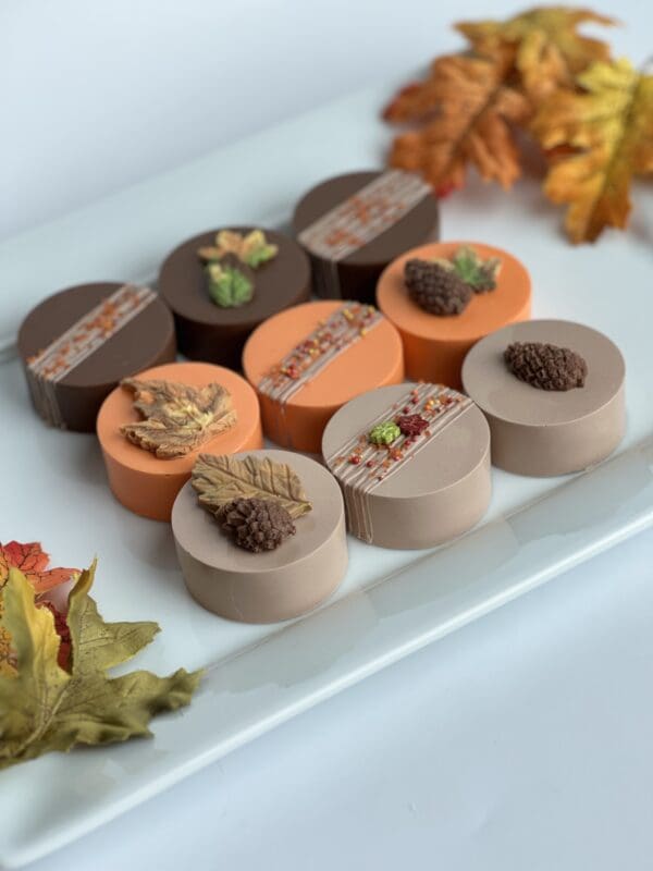 12-Fall Chocolate Covered Oreos - Delightful Chocolates