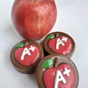 12-Back To School A+ Apple Milk Chocolate Covered Oreos