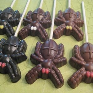 12-Creepy Spider Lollipops For Halloween School Party/Trick or Treators/Party Favor