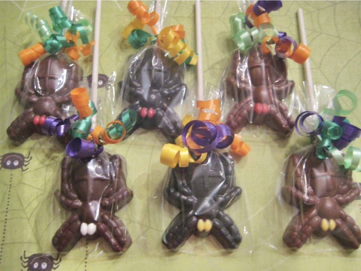 12-Creepy Spider Lollipops For Halloween School Party/Trick or Treators/Party Favor - Image 7
